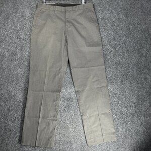 Express Pants Mens 34 Producer Gray Stretch Flat Front Pockets Straight Leg